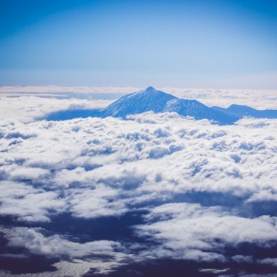 El Teide from the plane