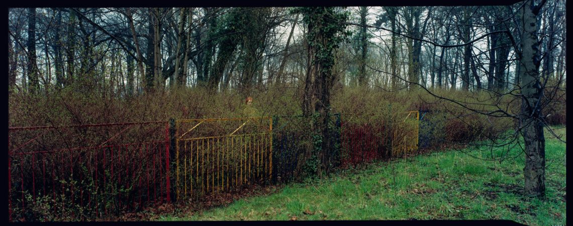 Denise Grünstein, Figure in Landscape, 2001, 103x250 cm, chromogenic print. Courtesy of the photographers agency Camera Link based in Stockholm. 