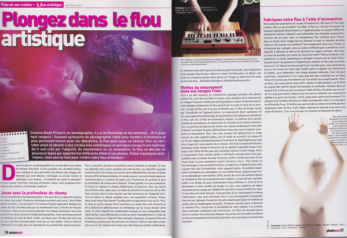 Featured in French Magazine Phototech