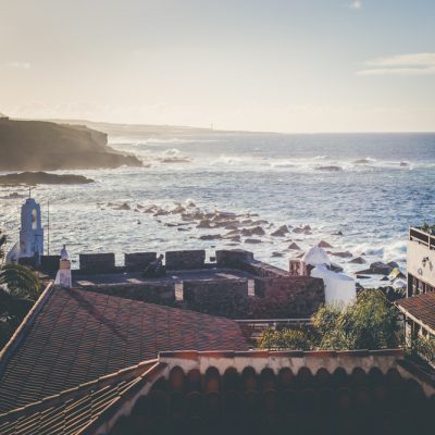 The view from our balcony in Garachico