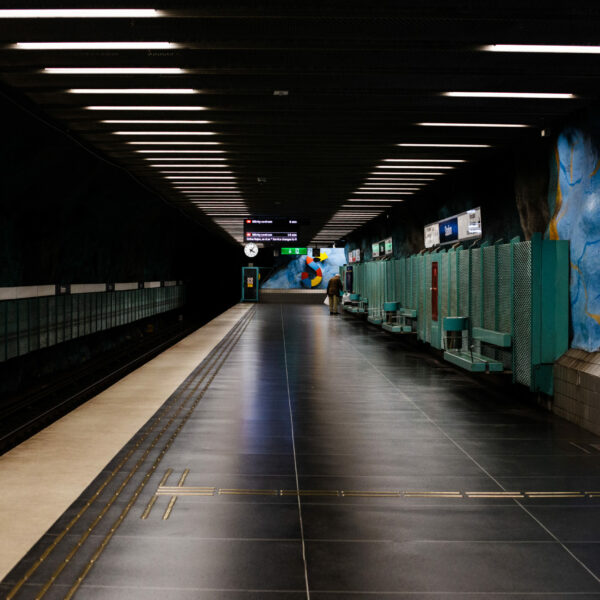 Stockholm's metro, Sweden, 2023.